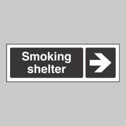 Smoking Shelter - Arrow Right
