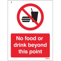 No Food or Drink Beyond this Point