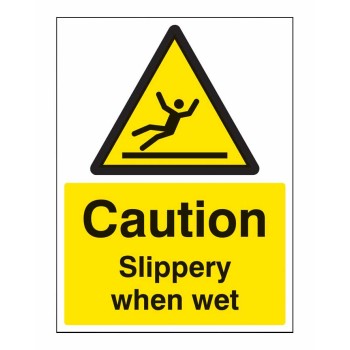 Caution - Slippery When Wet