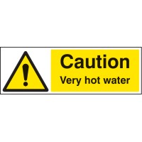 Caution - Very Hot Water