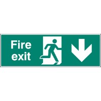 Double Sided Large Fire Exit - Down