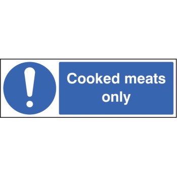 Cooked Meats Only