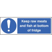 Keep Raw Meats and Fish At Bottom of Fridge