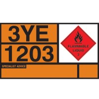 Petrol - Aluminium Hazchem Placard