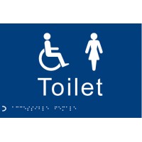 Braille - Toilet Ladies / Disabled