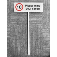 10mph - Please Mind Your Speed - Verge Sign