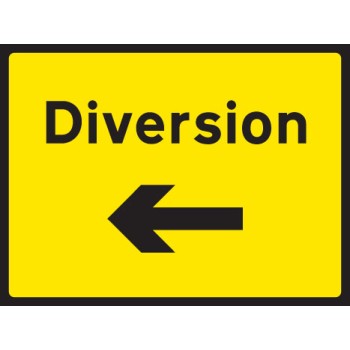 Diversion - Arrow Left - Class RA1 - Temporary