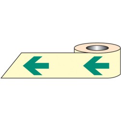 Arrows Photoluminescent Tape (Glow in the Dark)
