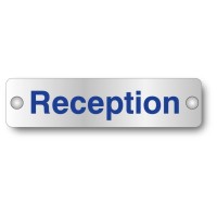 Reception - Visual Impact - Aluminium Door Sign