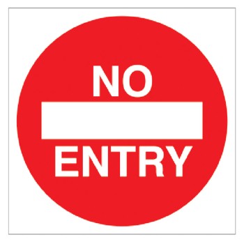 No Entry - Floor Graphic (Square)